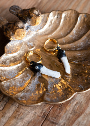 Vintage Doll Arm Hoop Earrings by Atelier 363, photo c