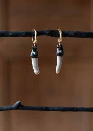 Vintage Doll Arm Hoop Earrings by Atelier 363, photo e