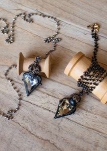 Regal Mirror Heart Necklace by Atelier 363, photo b