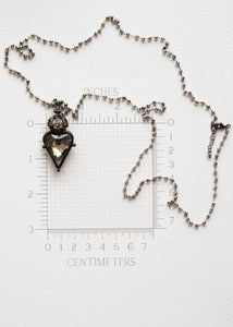 Regal Mirror Heart Necklace by Atelier 363, photo e