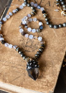 Smoky Quartz Talisman Necklace by Atelier 363, photo c