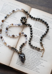 Smoky Quartz Talisman Necklace by Atelier 363, photo b