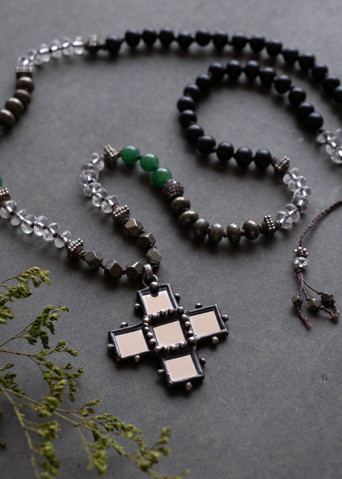 Cross of Reflections Necklace by Atelier 363, photo a