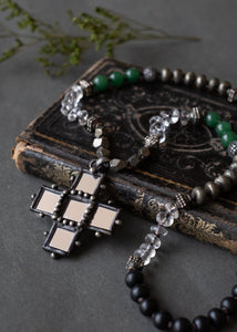 Cross of Reflections Necklace by Atelier 363, photo c