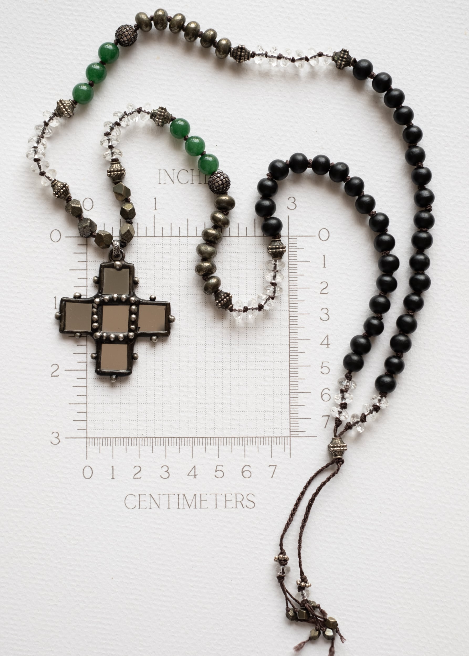 Cross of Reflections Necklace by Atelier 363, photo e