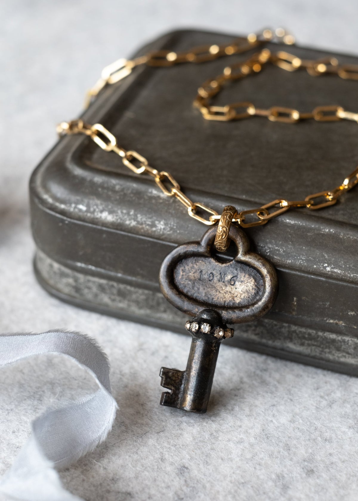 Timeless Key Pendant Necklace by Atelier 363, photo a