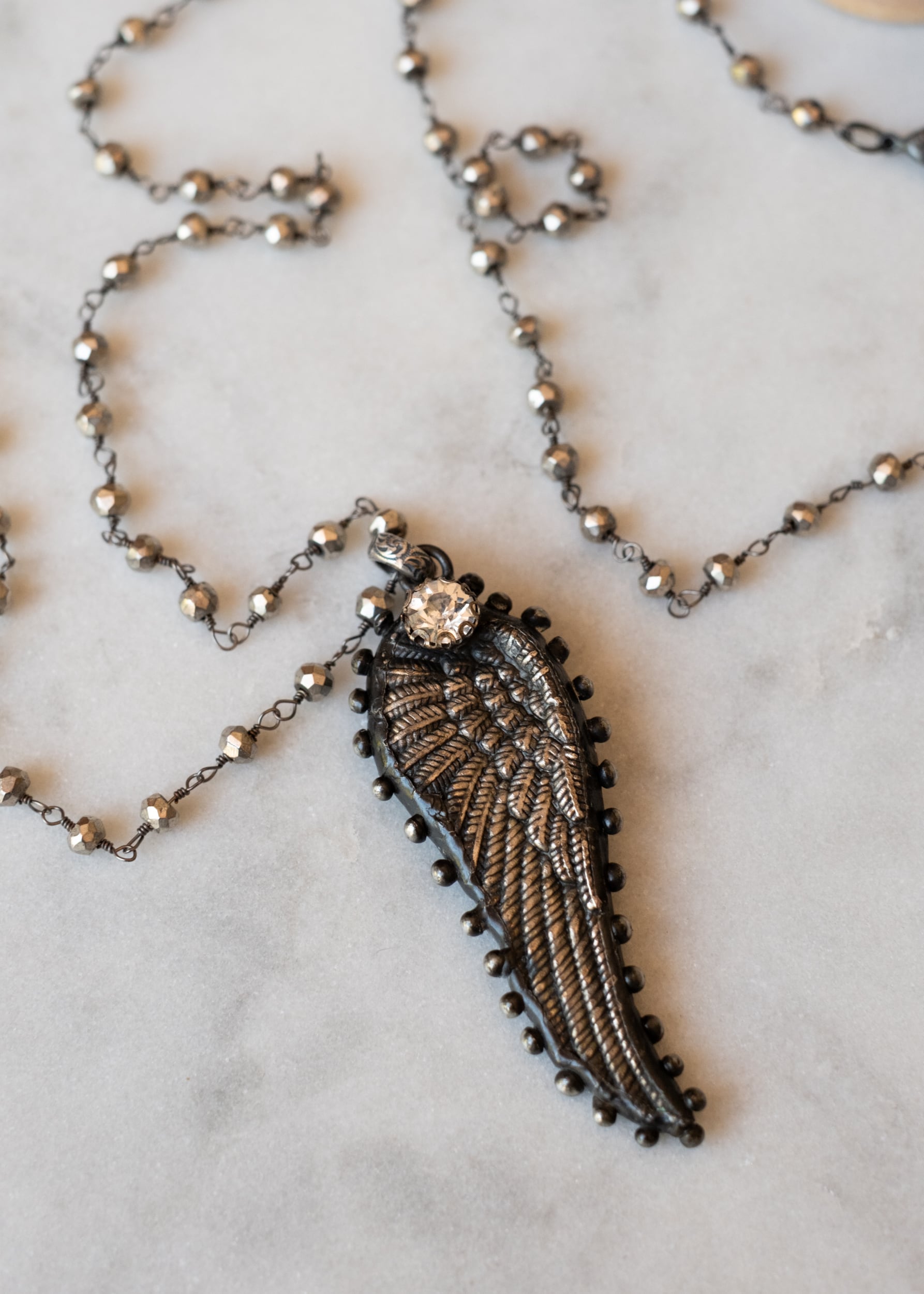 Guardian Wing Necklace by Atelier 363, photo e
