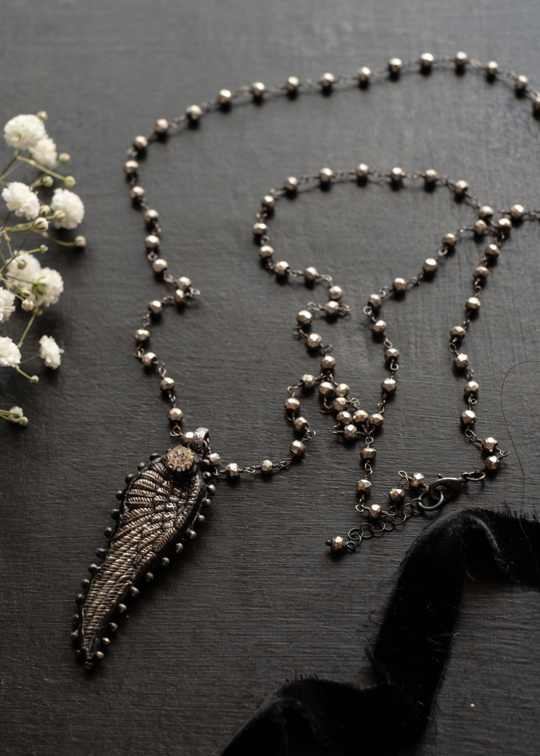 Guardian Wing Necklace by Atelier 363, photo c