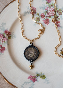 Kingdom Relic Coin Necklace by Atelier 363, photo c