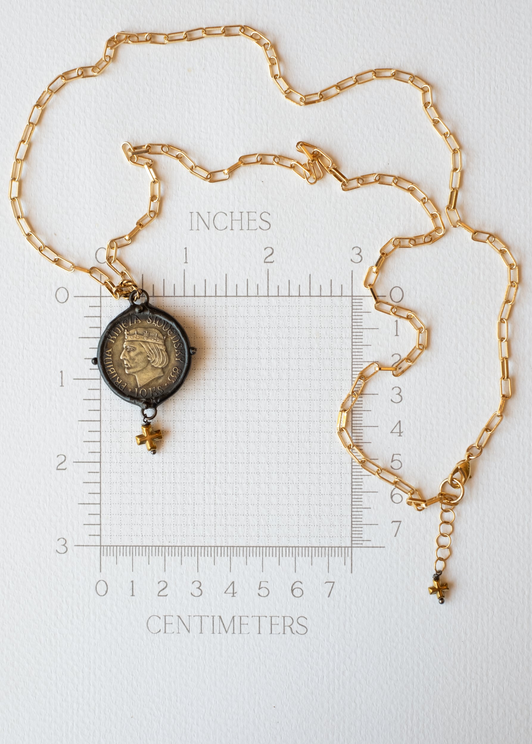 Kingdom Relic Coin Necklace by Atelier 363, photo f