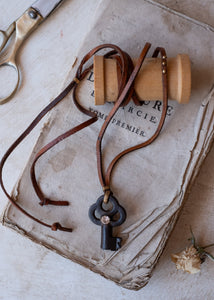 Rustic Treasure Key Necklace by Atelier 363, photo b