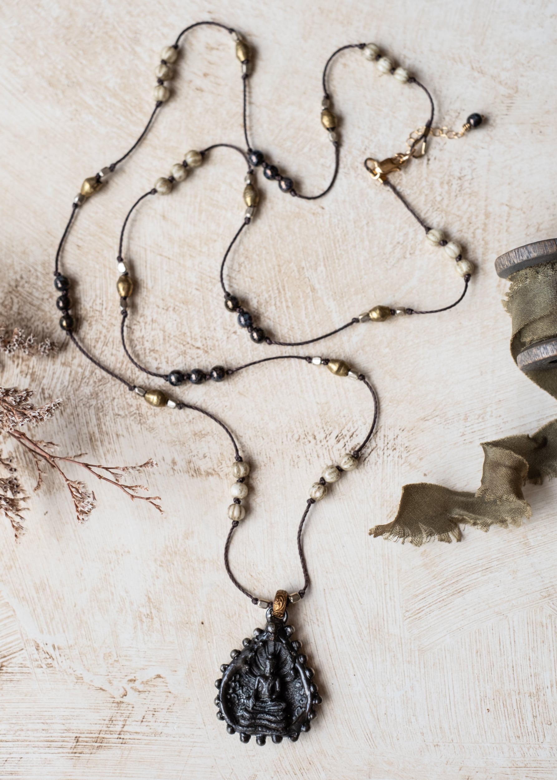 Sacred Guardian Amulet Necklace by Atelier 363, photo c