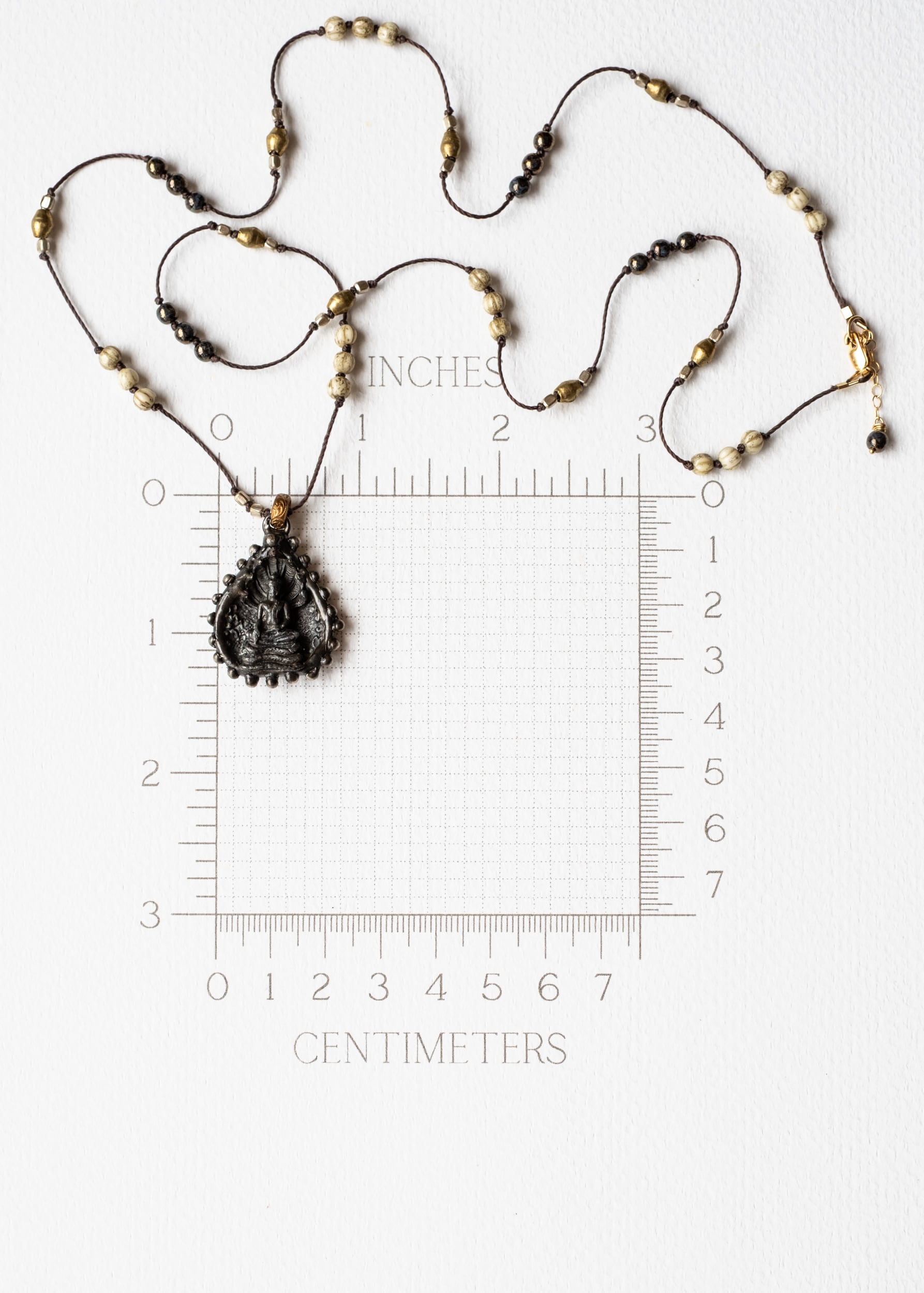 Sacred Guardian Amulet Necklace by Atelier 363, photo d
