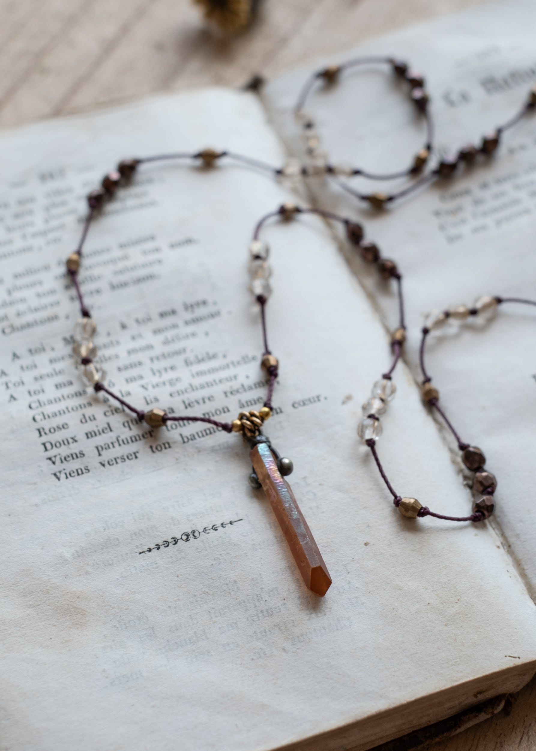 Divine Radiance Crystal Necklace by Atelier 363, photo a