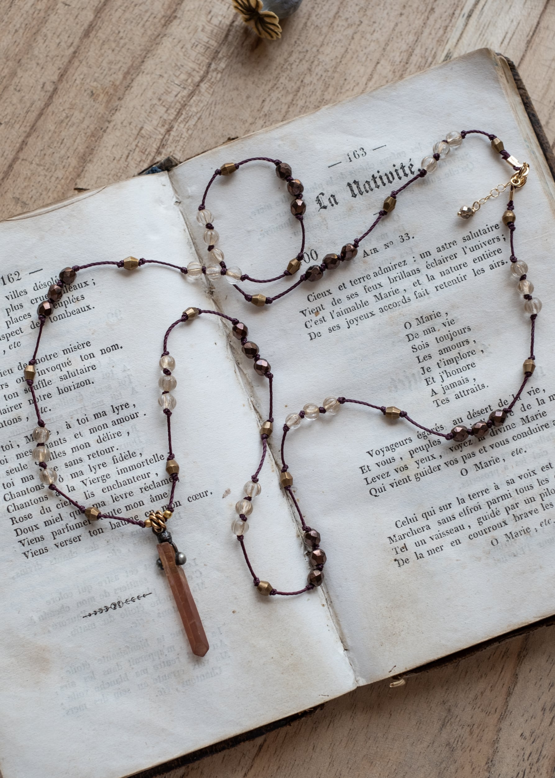 Divine Radiance Crystal Necklace by Atelier 363, photo c