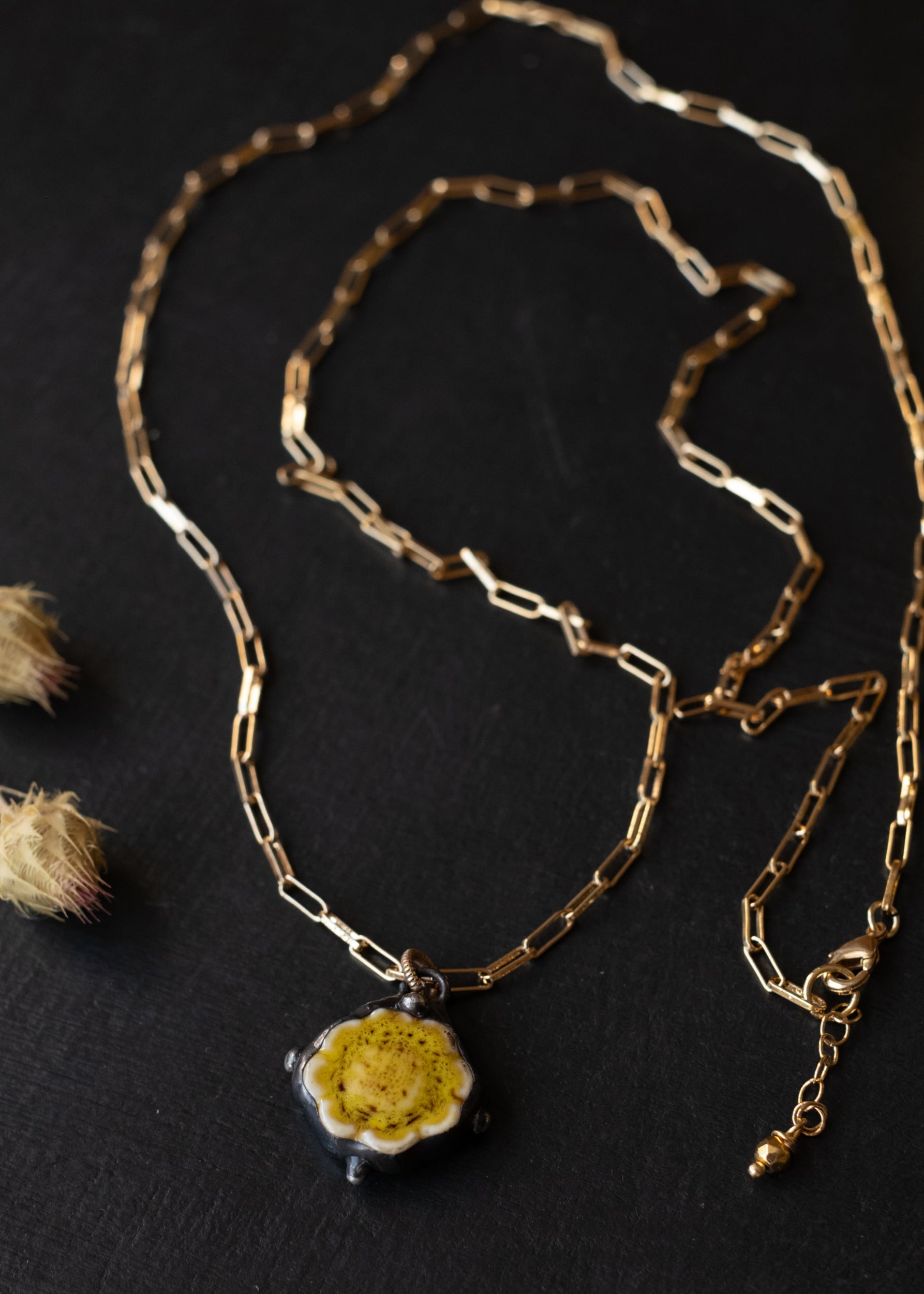 Golden Bloom Necklace by Atelier 363, photo c