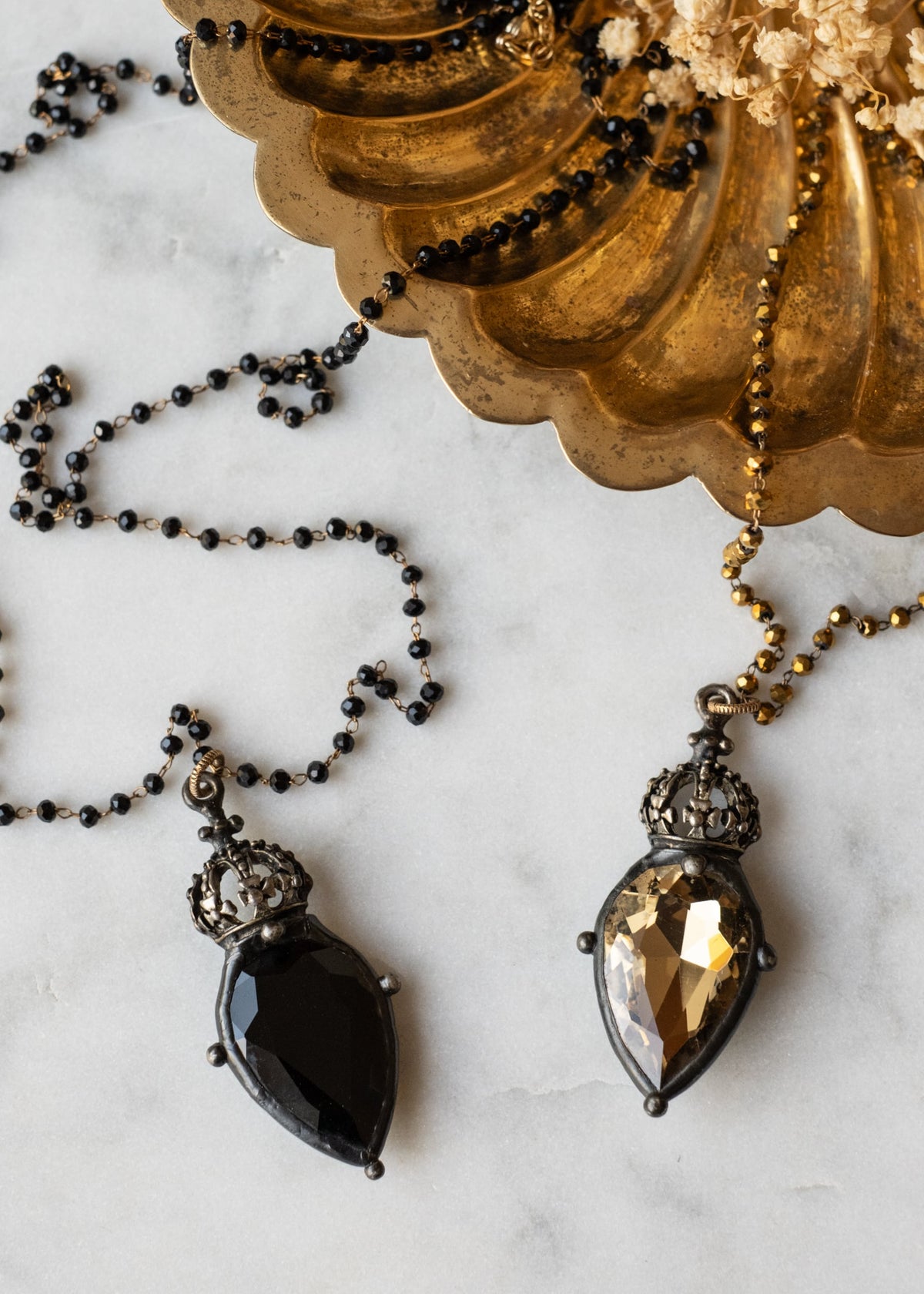 Crowned Radiance Crystal Necklace by Atelier 363, photo a