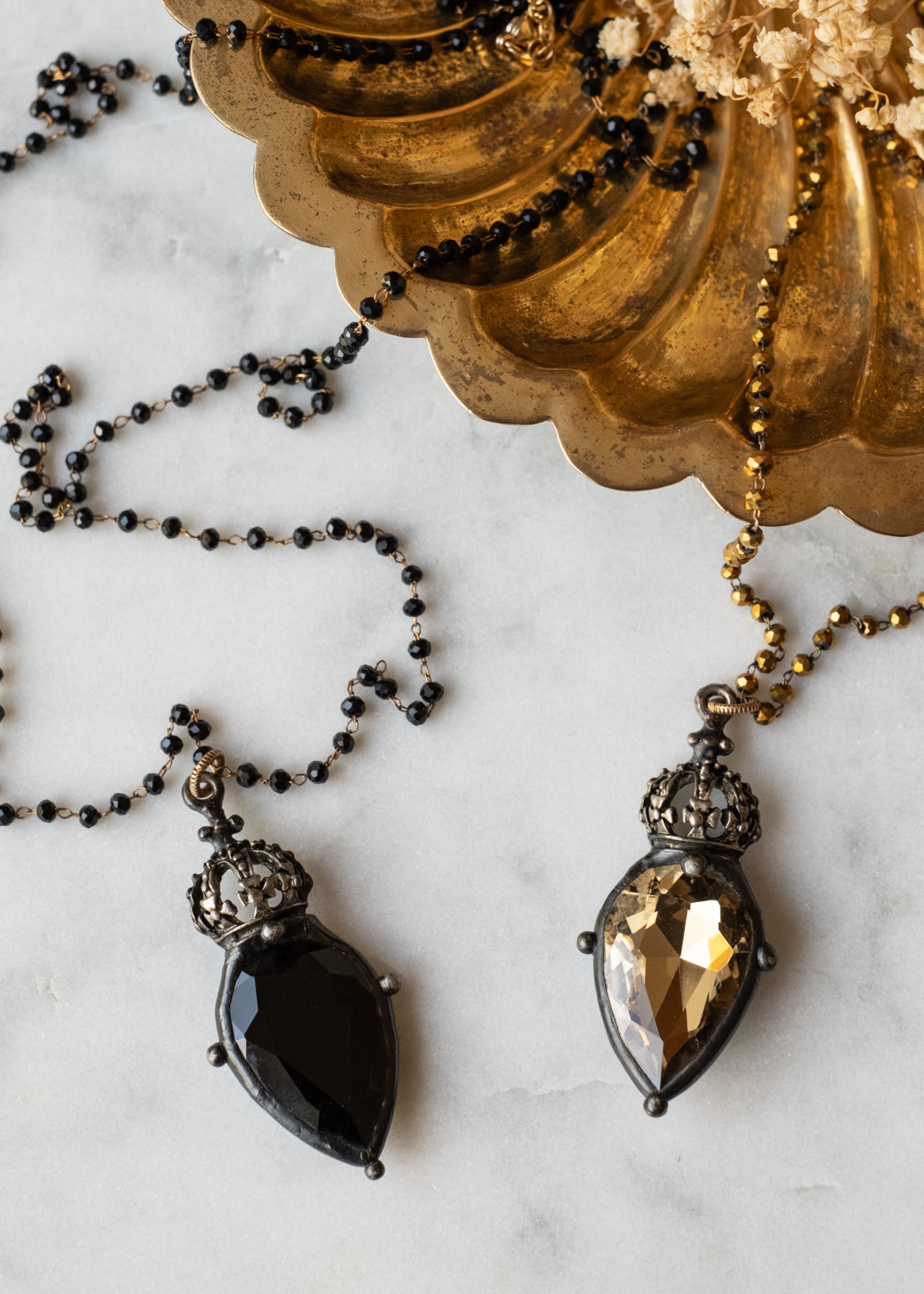 Crowned Radiance Crystal Necklace by Atelier 363, photo a