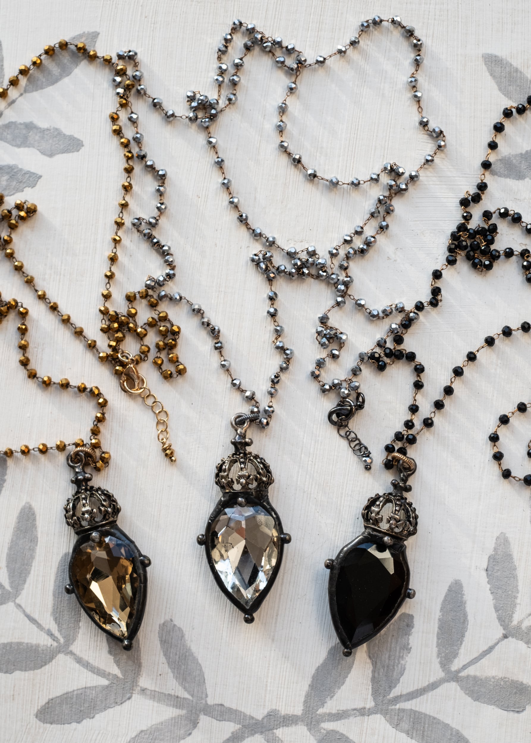 Crowned Radiance Crystal Necklace by Atelier 363, photo c