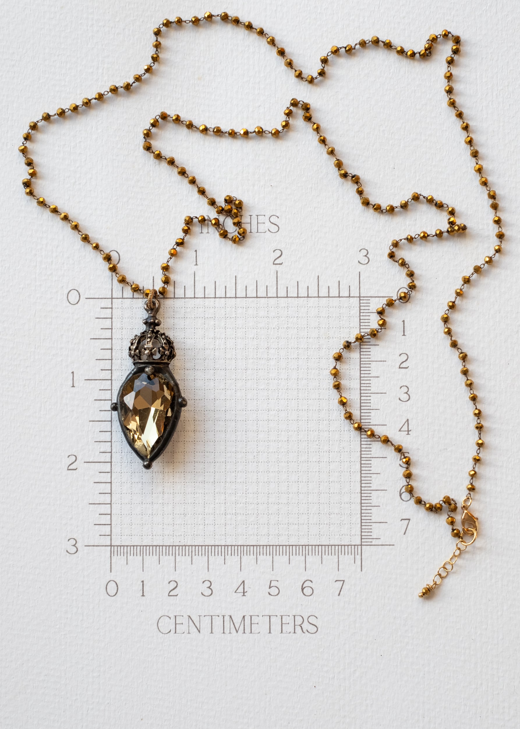 Crowned Radiance Crystal Necklace by Atelier 363, photo e