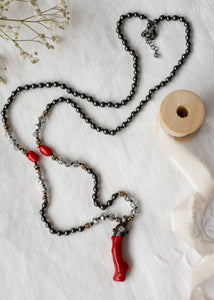 Crimson Coral Necklace by Atelier 363, photo e