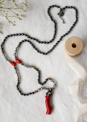 Crimson Coral Necklace by Atelier 363, photo e