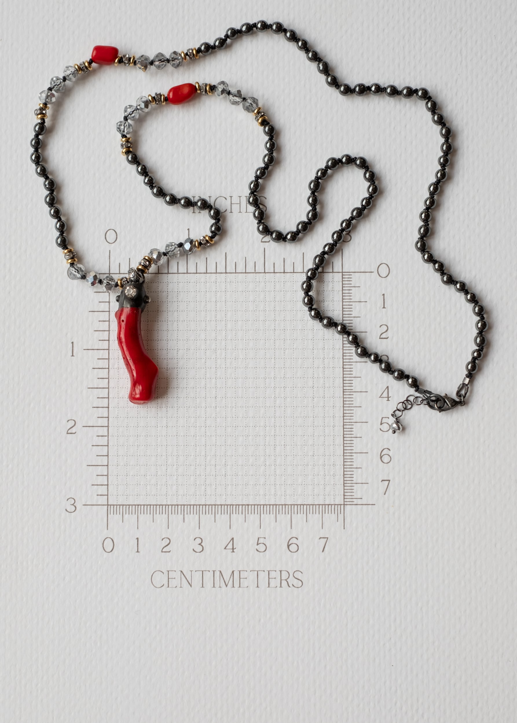 Crimson Coral Necklace by Atelier 363, photo h