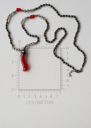 Crimson Coral Necklace by Atelier 363, photo h