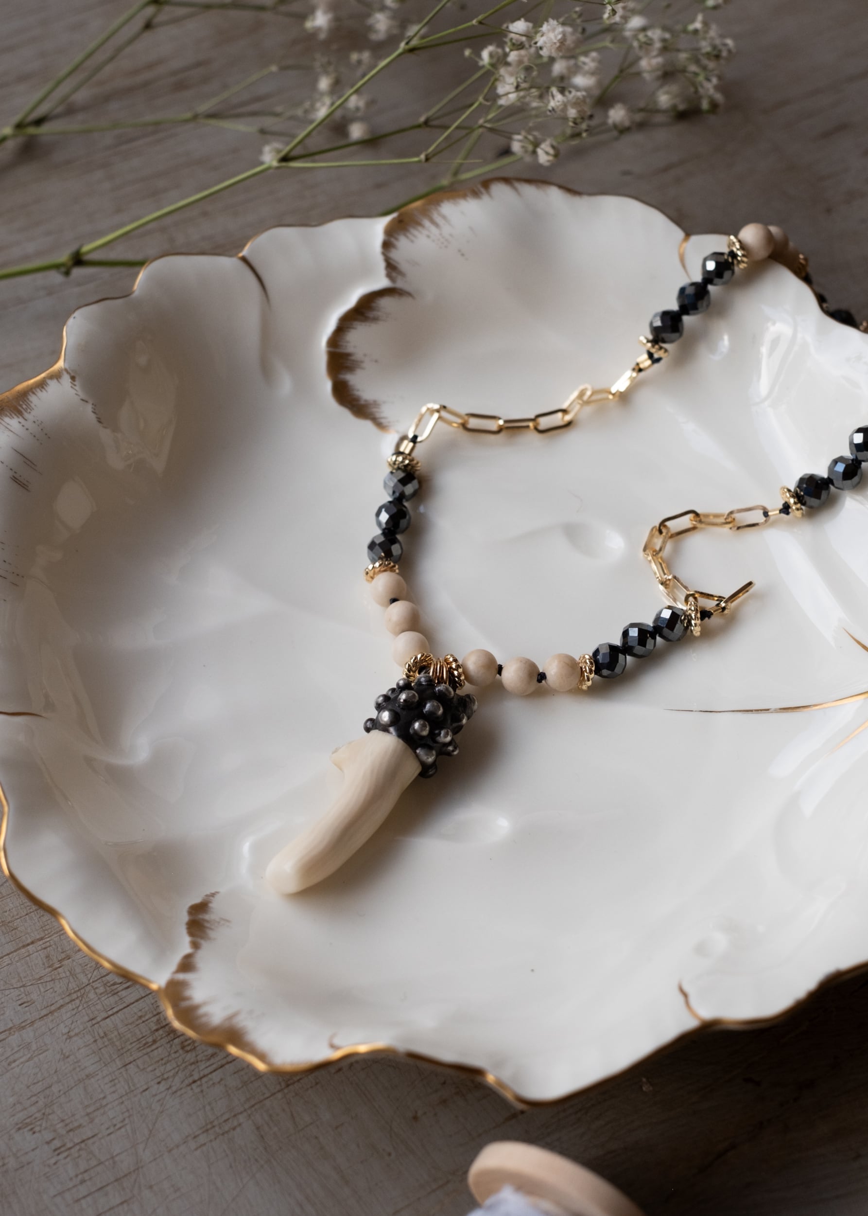 Ivory Coral Branch Necklace by Atelier 363, photo b