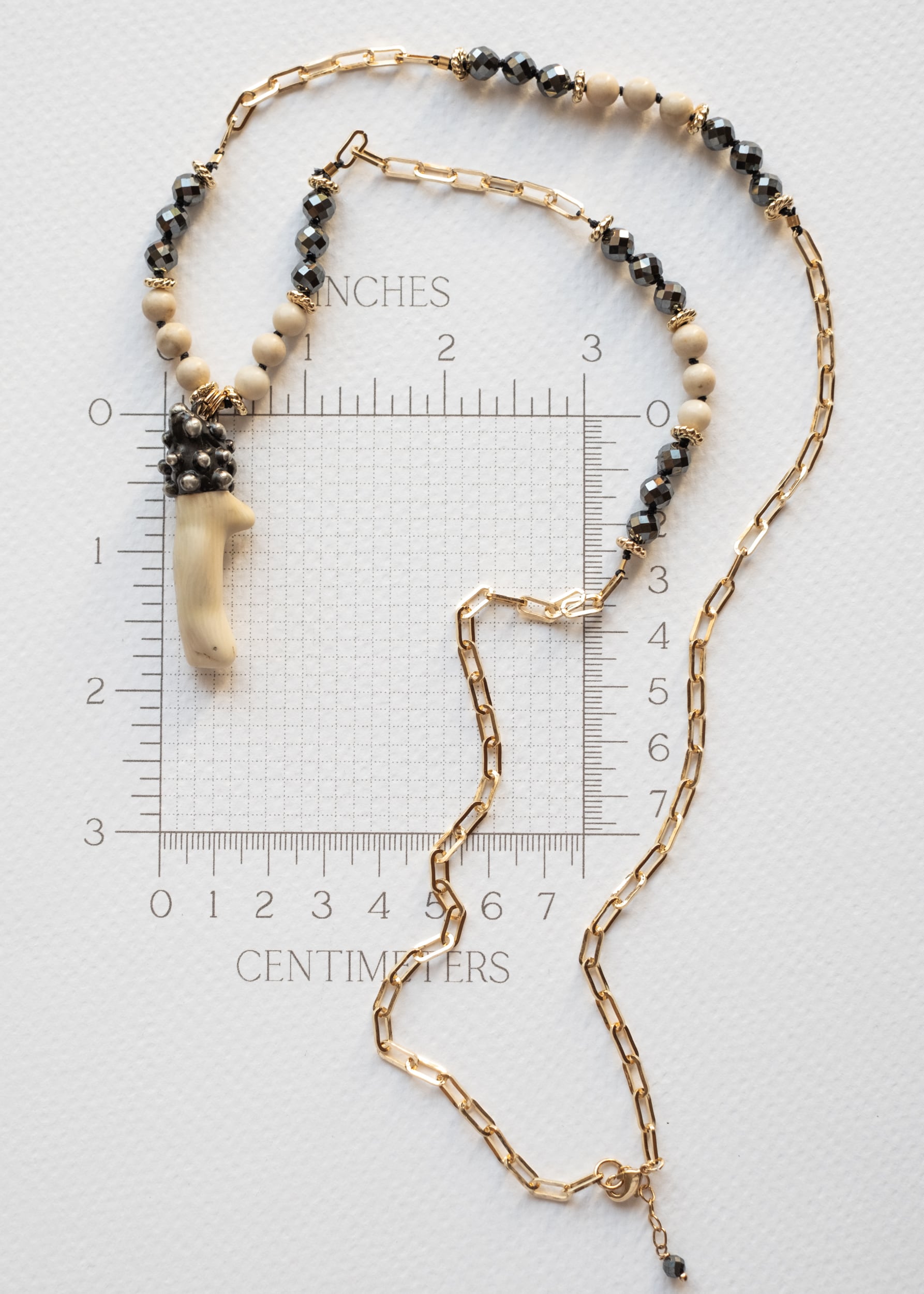 Ivory Coral Branch Necklace by Atelier 363, photo f
