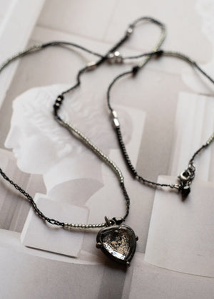 Starlit Mirror Heart Necklace by Atelier 363, photo b