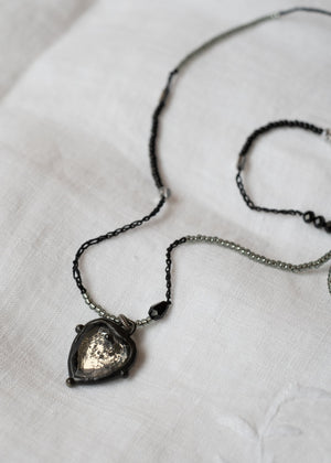 Starlit Mirror Heart Necklace by Atelier 363, photo c