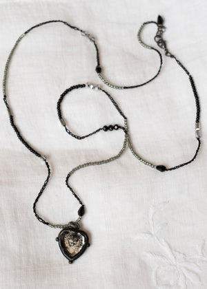 Starlit Mirror Heart Necklace by Atelier 363, photo d
