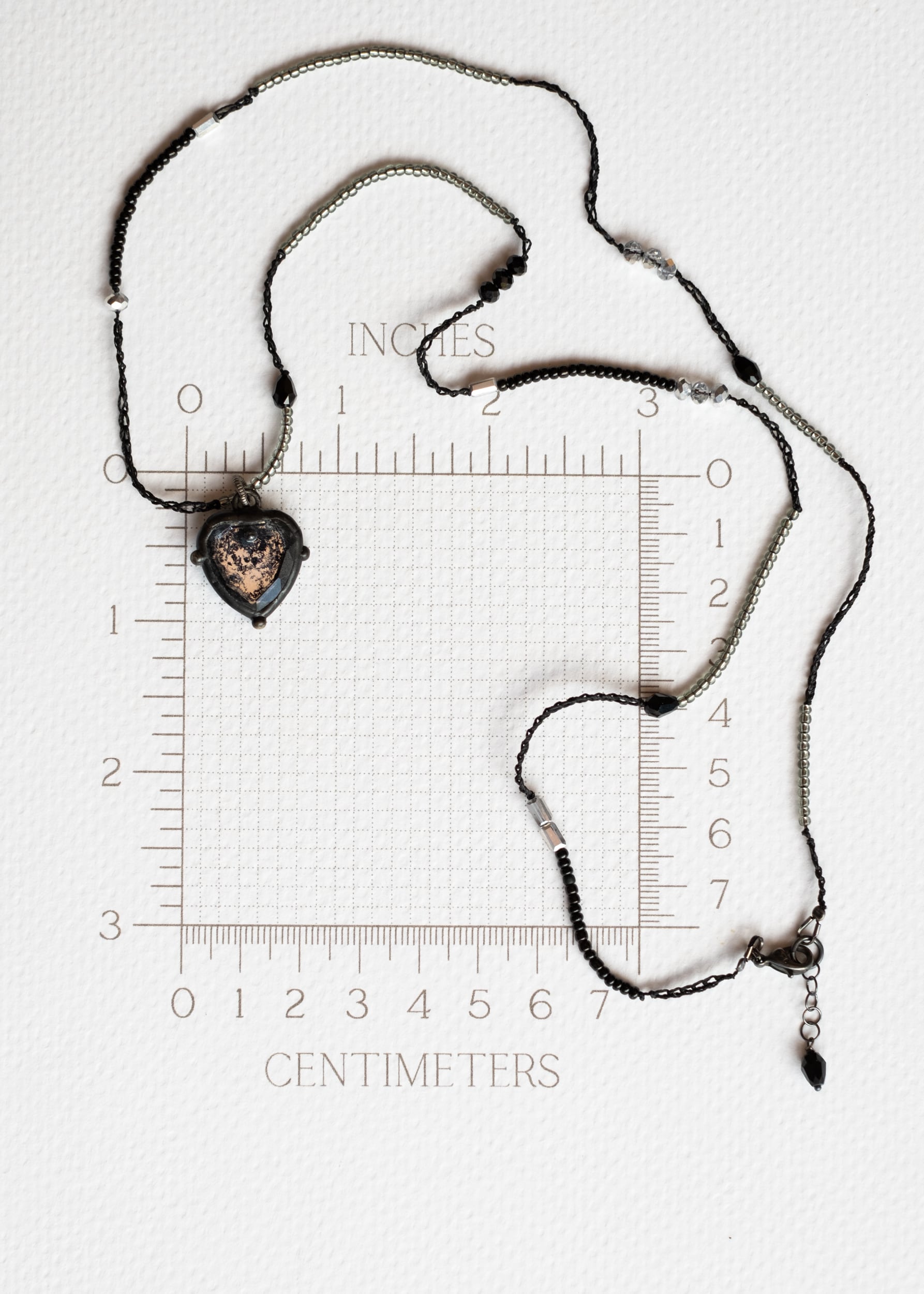 Starlit Mirror Heart Necklace by Atelier 363, photo g