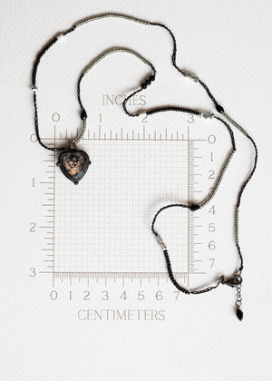 Starlit Mirror Heart Necklace by Atelier 363, photo g