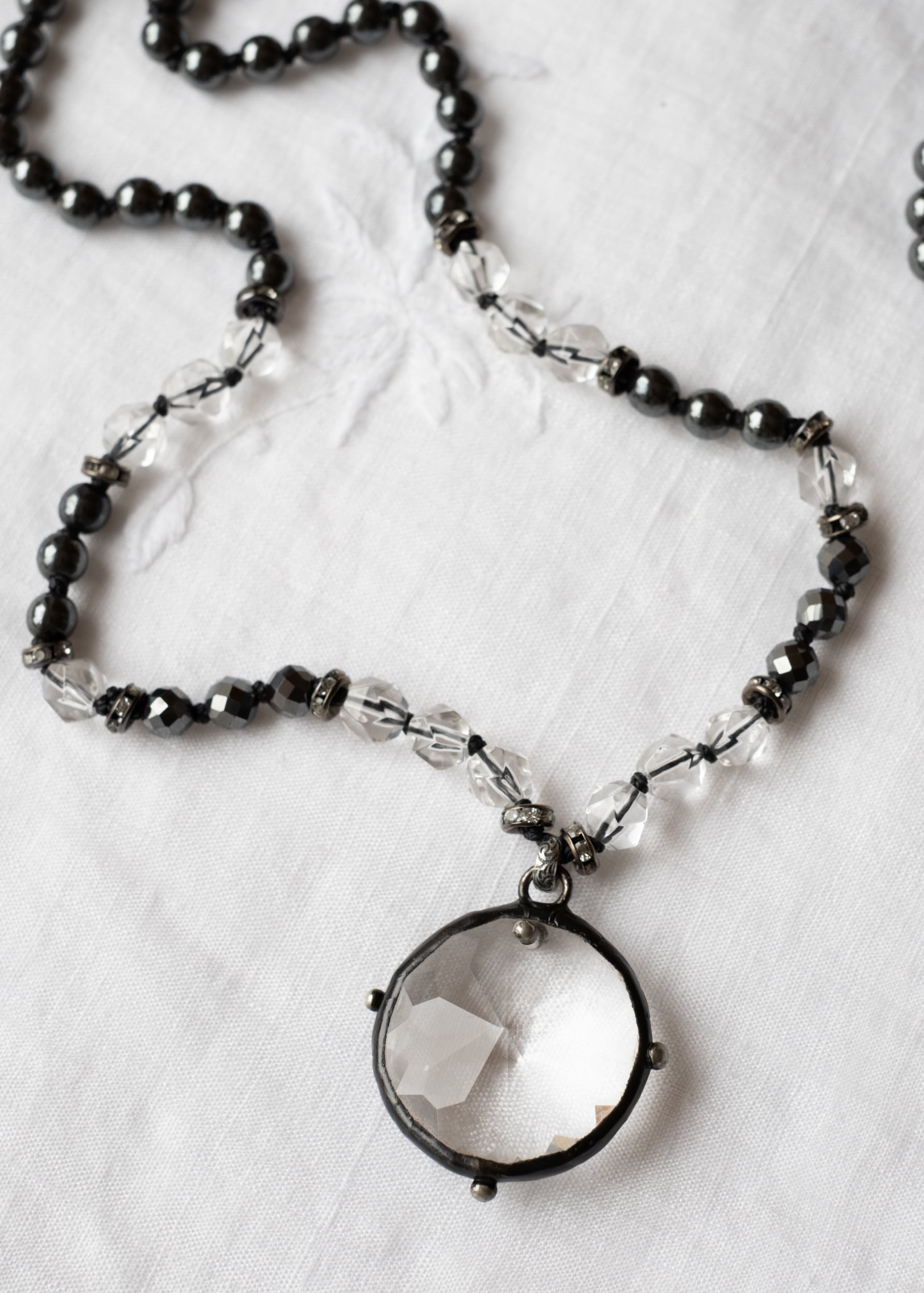 Lens of Clarity Mala Necklace by Atelier 363, photo a