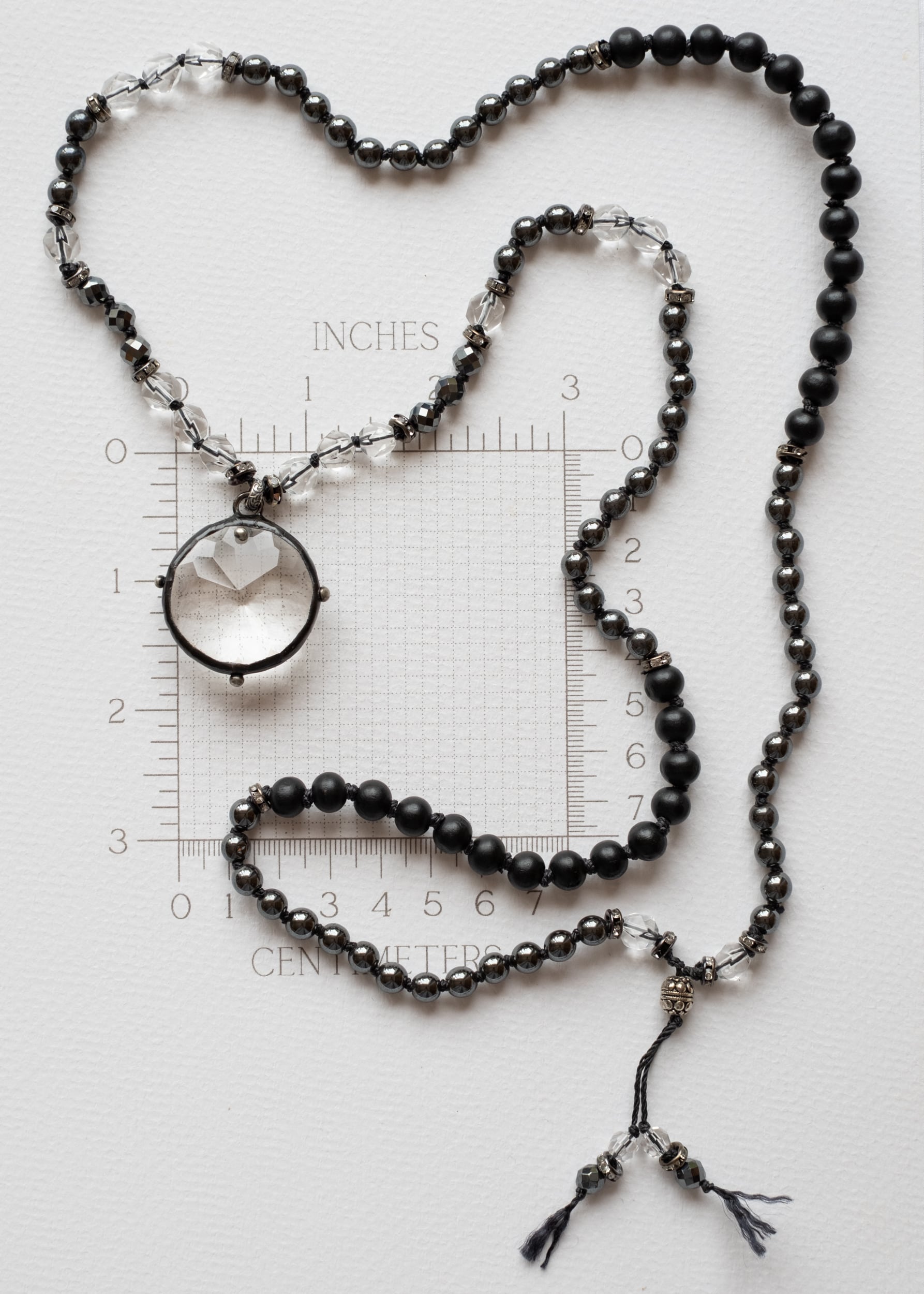 Lens of Clarity Mala Necklace by Atelier 363, photo e