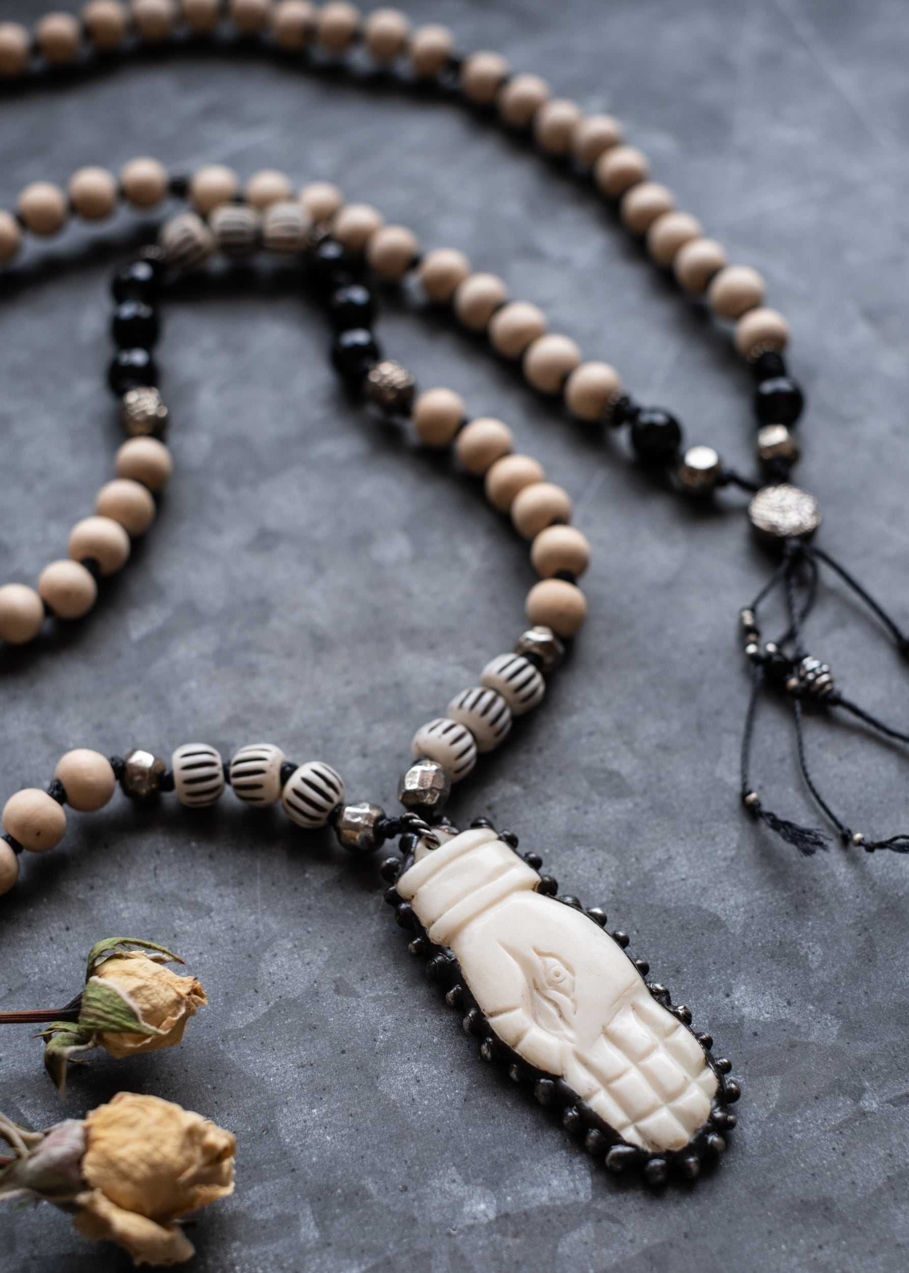 Amulet of Protection Mala Necklace by Atelier 363, photo a