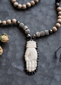 Amulet of Protection Mala Necklace by Atelier 363, photo c