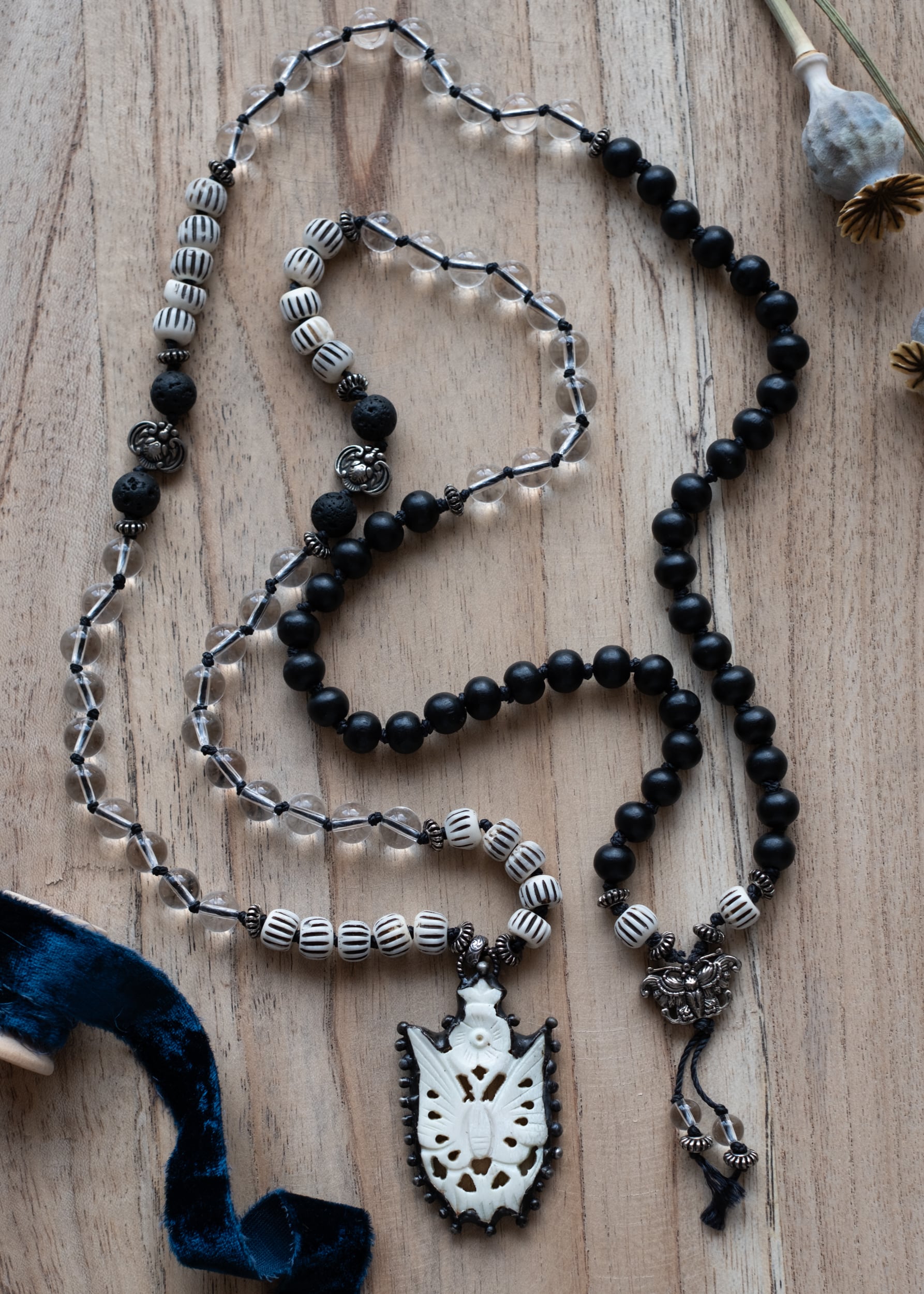 Sacred Butterfly Transformation Mala by Atelier 363, photo b