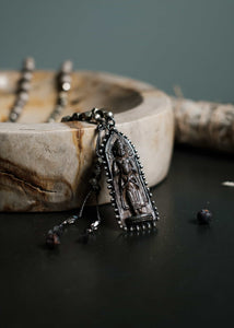 Mother and Praying Child Mala Necklace by Atelier 363, photo b