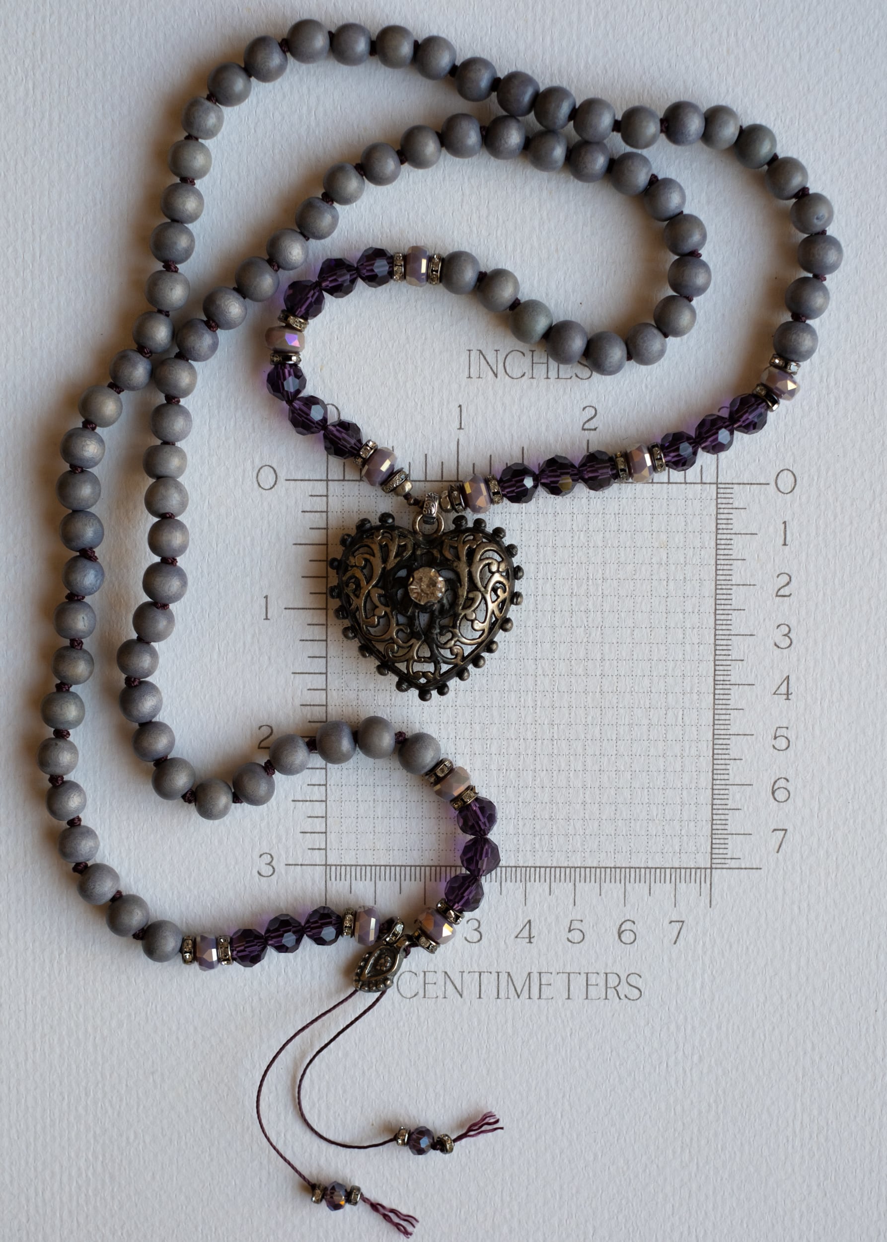 Antique Heart Mala Necklace by Atelier 363, photo e