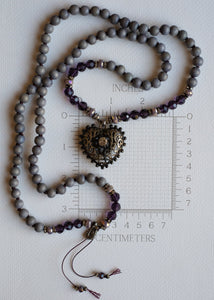 Antique Heart Mala Necklace by Atelier 363, photo e