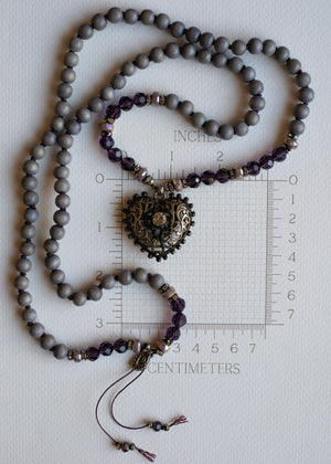 Antique Heart Mala Necklace by Atelier 363, photo e