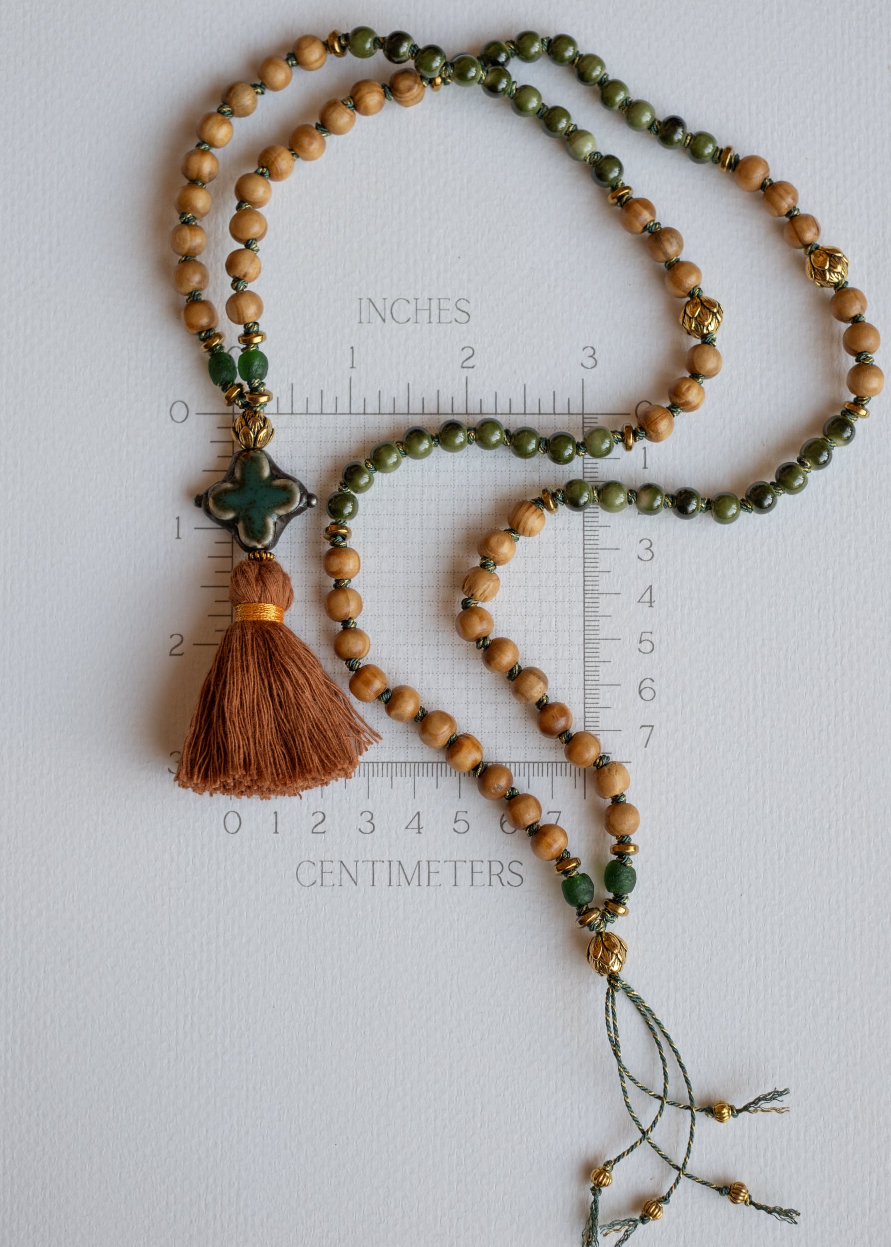 Verdant Bloom Mala Necklace by Atelier 363, photo g