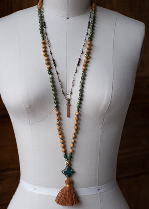 Verdant Bloom Mala Necklace by Atelier 363, photo f