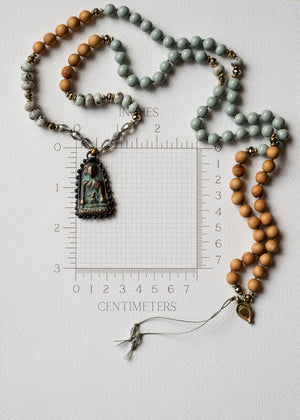 Tranquil Buddha Amulet Mala Necklace by Atelier 363, photo g