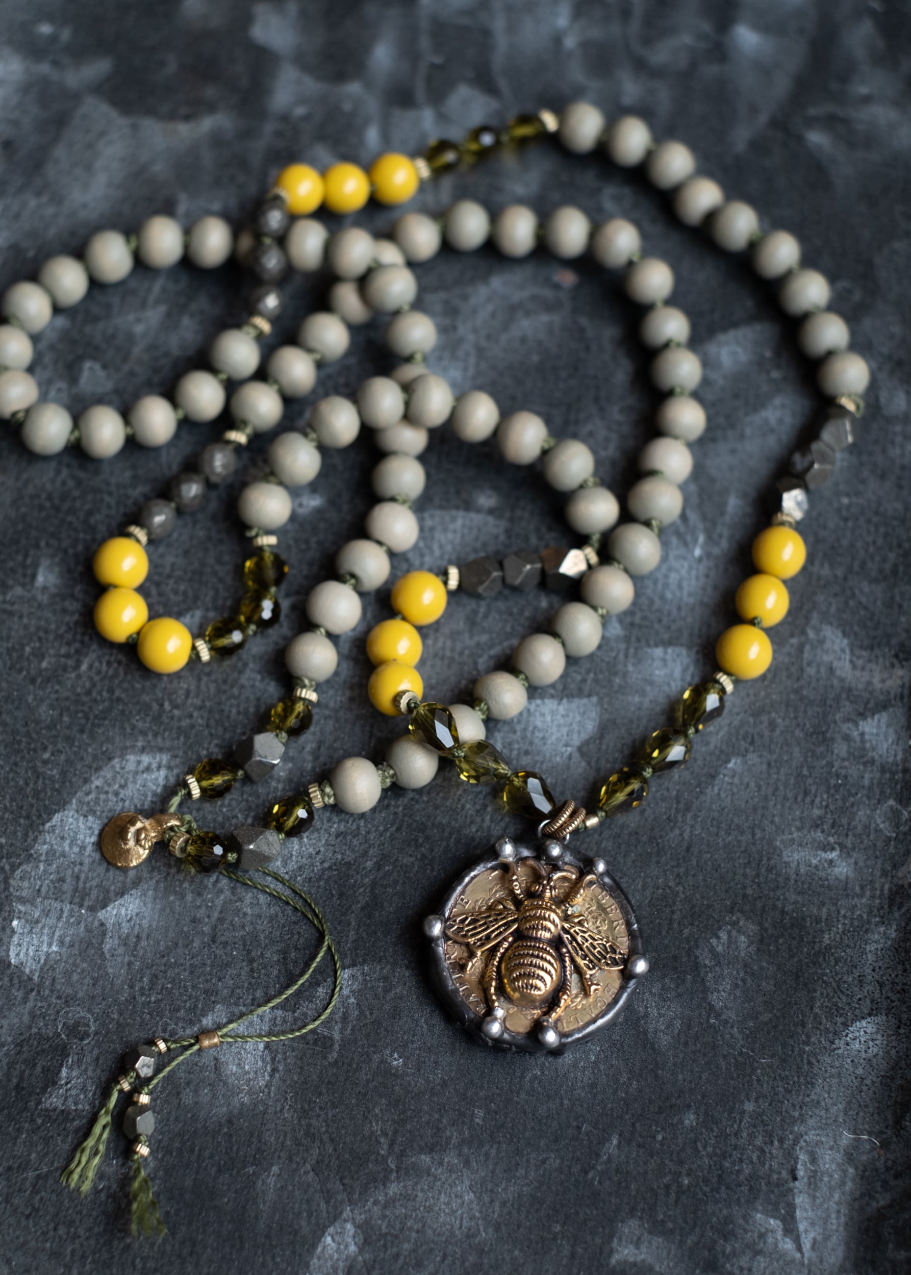 Angel and the Bee Mala Necklace by Atelier 363, photo b