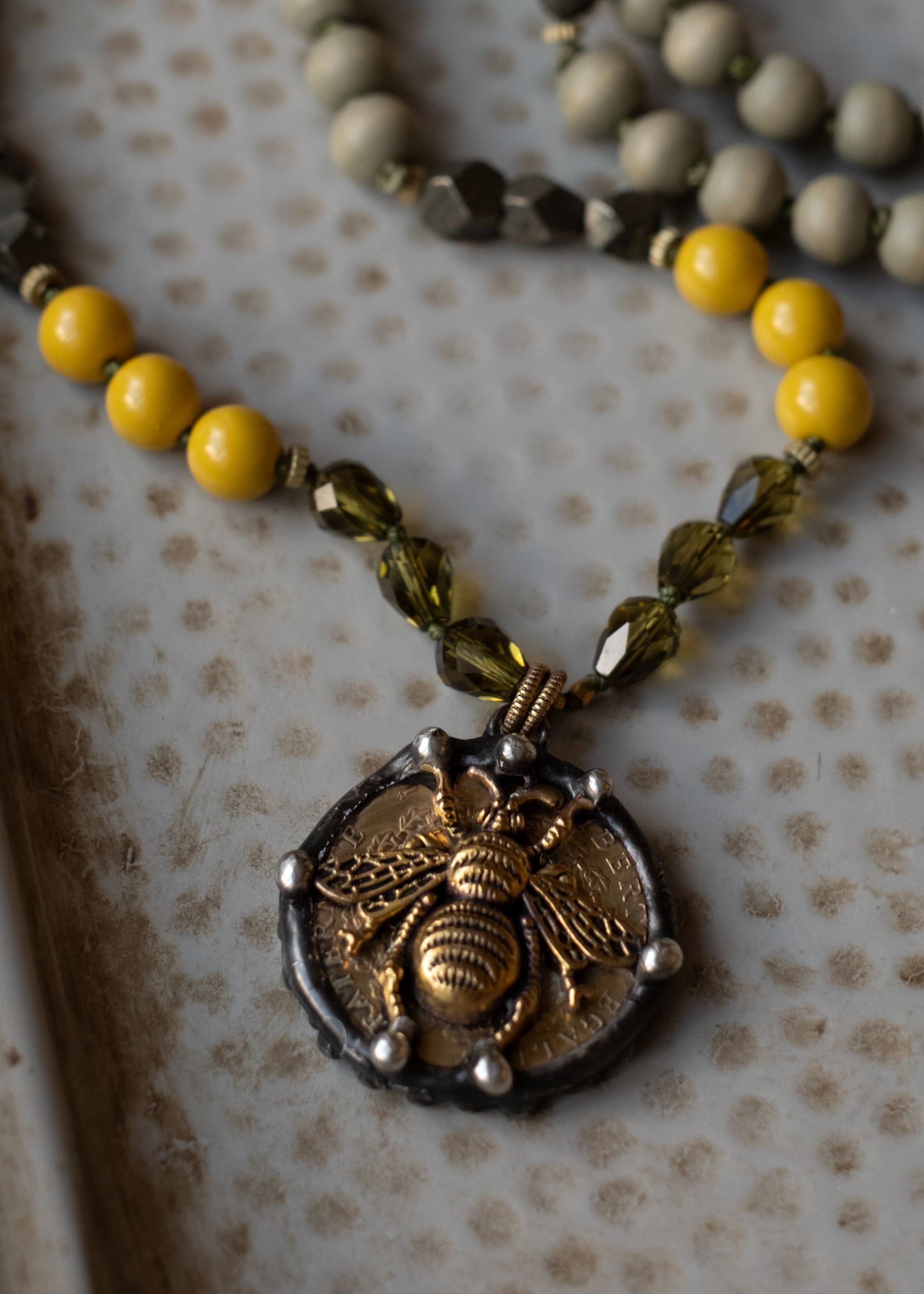 Angel and the Bee Mala Necklace by Atelier 363, photo d