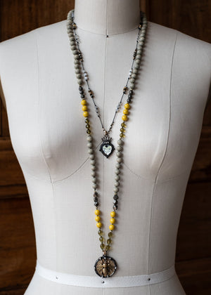 Angel and the Bee Mala Necklace by Atelier 363, photo e